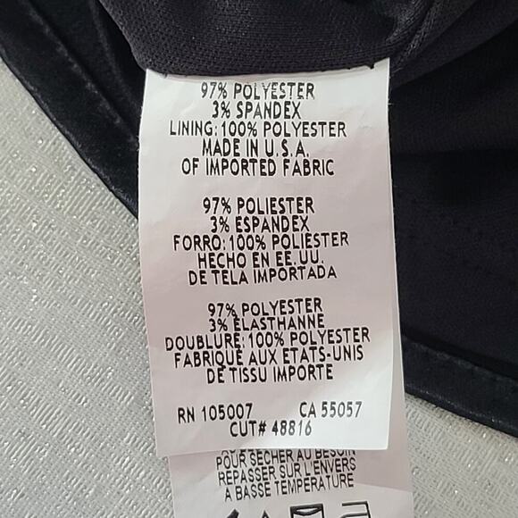 Marina women's satin black tank Sz Large Goth Fairy grunge Matrix Dark feminine - Picture 7 of 9